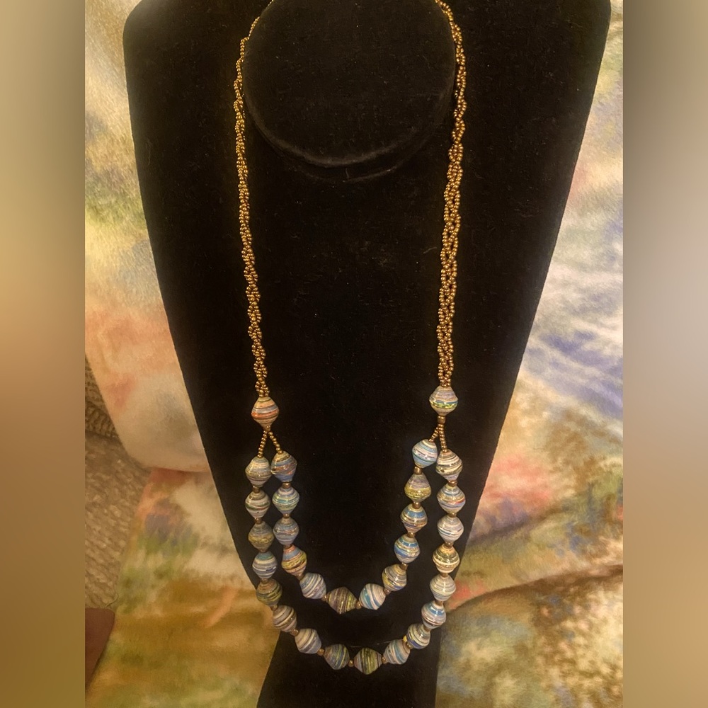 Unique African Handmade Wrap Necklace